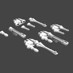 Space Elf Classic Jetbike Weapons