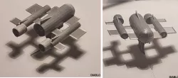 Space invader ship 1
