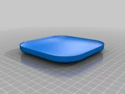 Square soap dish