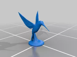Standing hummingbird decoration