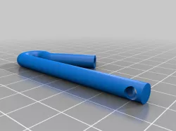 Strawpedo beer snorkel keychain