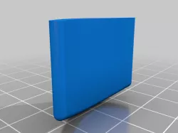 Tape measure antenna end cap