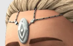TBB Omega Forehead piece charm