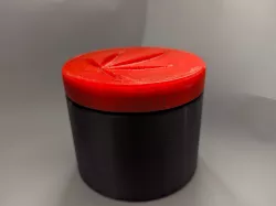 THREADED ROUND BOX STORAGE FOR WEED