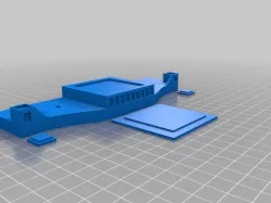 Titanic Bridge Stand for Academy 1/700