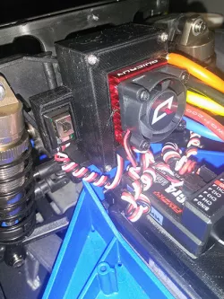 Traxxas 2wd Slash, Quicrun 10BL120 ESC mounting bracket