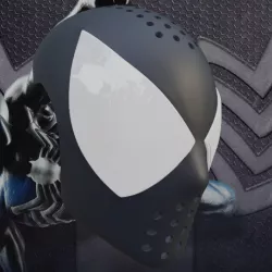 Ultimate Symbiote Inspired Spider man Face Shell