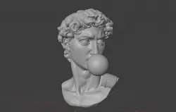 Vaporwave Bubblegum David