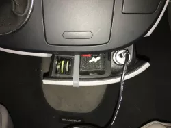 VW Cali T5.2-Spacer bracket for cupholder drawer 