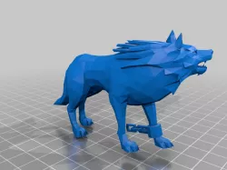 Zelda Wolf Amiibo - Easy Print