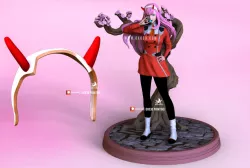Zero Two - Darling In The Franxx head piece head bands cosplay