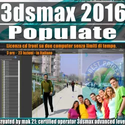 001 3ds max 2016 Populate vol 1 CD Fron 3D model