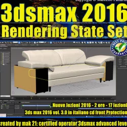 003 3ds max 2016 Rendering State Set vol 3 CD Front 3D model