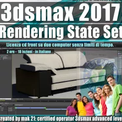 003 3ds max 2017 Rendering State Set vol 3 CD Front 3D model