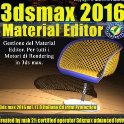 017 3ds max 2016 Material Editor Vol 17 Italiano cd front 3D model