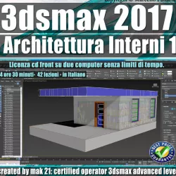 030 3ds max 2017 Architettura Interni 1 Volume 30 cd front 3D model