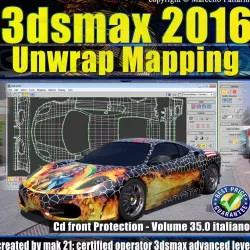 035 3ds max 2016 Unwrap Mapping vol 35 cd front 3D model