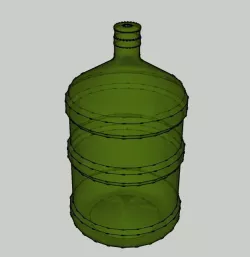 19 liters bottle 3D model