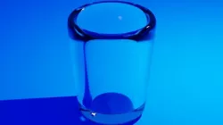 3D Glass Low-poly  3D model