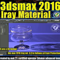 3ds max 2016 Iray Material Volume 3 cd front 3D model