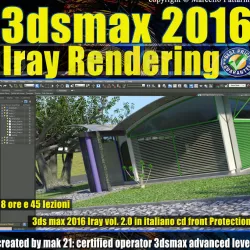 3ds max 2016 Iray Rendering vol 2 cd front 3D model