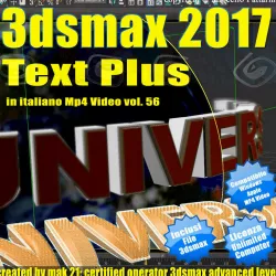 3ds max 2017 TextPlus vol 56 MP4 3D model