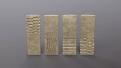 5th ELEMENT stones Low-poly  3D model