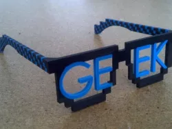 8-bit Geek Glasses for Dual Extrusion