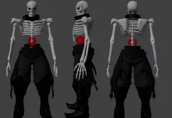 Ainz Ooal Gown in Overlord 3D model