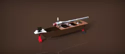 AMPHIBIOUS VEHICLE POWERED BY A PULSE JET ENGINE
