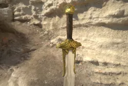 Ancient Sword Low-poly  3D model