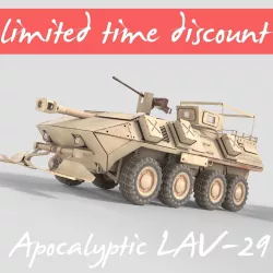 Apocalyptic LAV 25 3D model