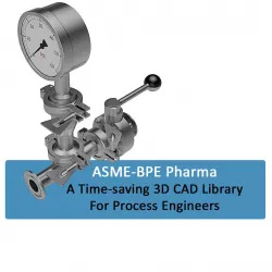 ASME-BPE PHARMA - VALVES AND FITTINGS - STEP 3D model