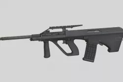 AUG-A2 Low-poly  3D model