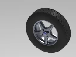 Automotive Wheel & Tyre Assembly