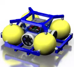Basketball riding omnidirectional robot drivebase