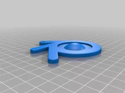 Blender logo keychain