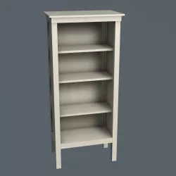 Bookcase Low-poly  3D model