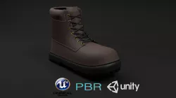 Boot - PBR - Low Poly Low-poly  3D model