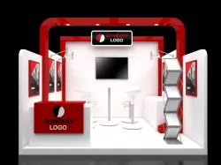Booth Minimalis 3x3 3D model