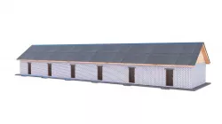 Brick shed 3D model