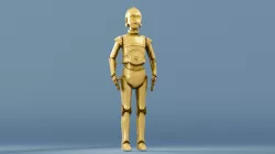 C3PO  toy 3D model