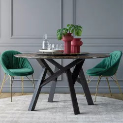 Calligaris Jungle round table Lilly chair set 3D model