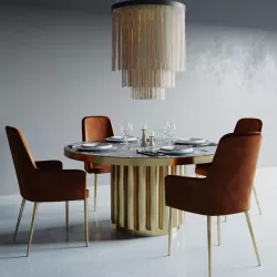 CB2 Dinning set 3D model