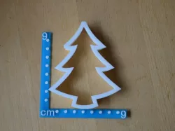 Christmas tree cookie cutter. Really nice as a decoration as well.