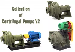 Collection of Centrifugal Pumps V2 3D model