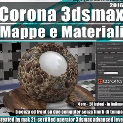Corona 1 5 in 3dsmax 2016 Mappe e Materiali Vol 3 Cd Front 3D model