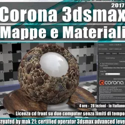 Corona 1 5 in 3dsmax 2017 Mappe e Materiali Vol 3 Cd Front 3D model
