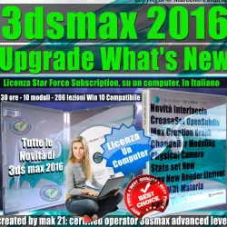 Corso 3ds max 2016 Upgrade What New Subscription un Computer 3D model