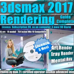 Corso 3ds max 2017 Rendering Guida Completa 3 mesi 3D model